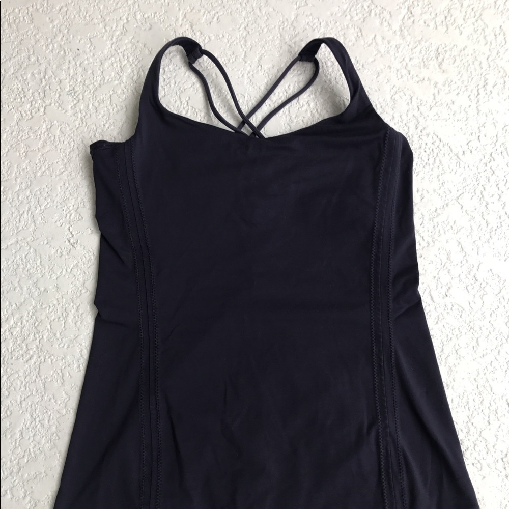 Lululemon deep purple Free To Be top
