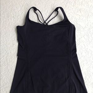 Lululemon deep purple Free To Be top