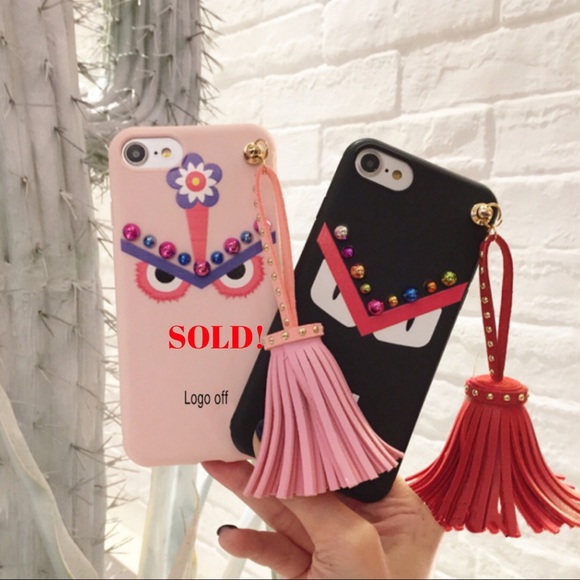 iPhone 7 Plus - Angry Eyes Rivet Stud Case - Picture 2 of 4