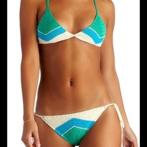 Vitamin A Nightbird Crochet Bikini SET