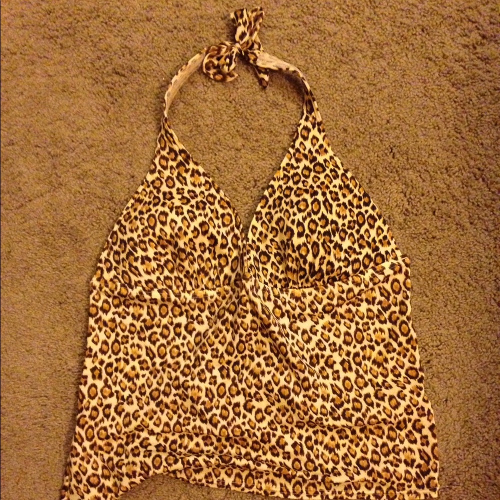 Cheetah tankini top