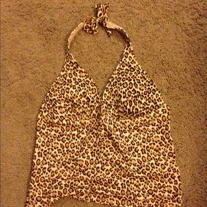Cheetah tankini top