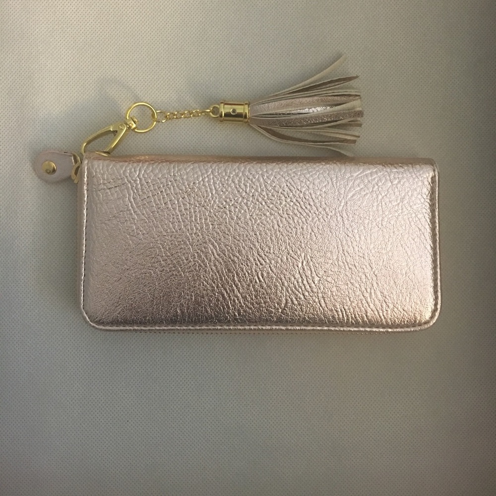 Rose Gold Wallet Clutch