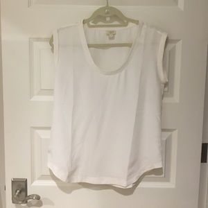 Jcrew white blouse NWOT