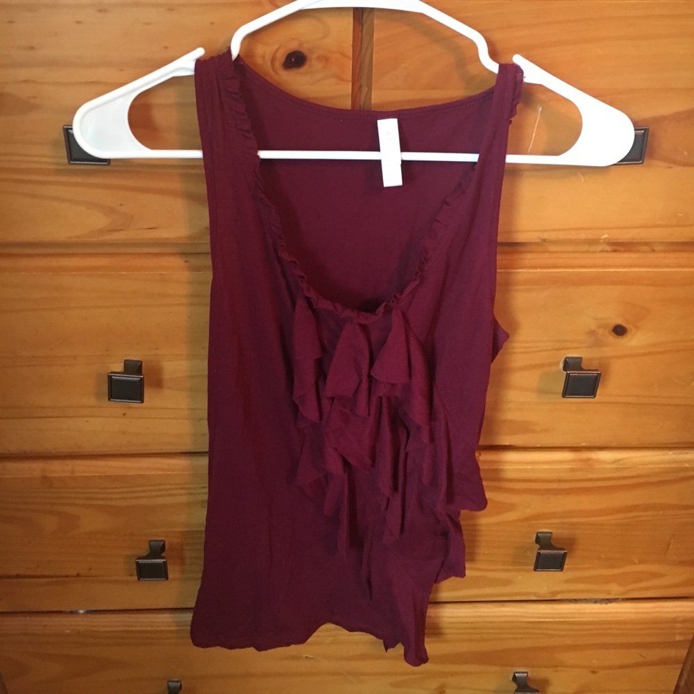 Xhilaration Ruffled Tank-top