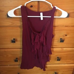 Xhilaration Ruffled Tank-top