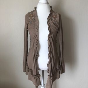 Adorable Ruffled Cardigan