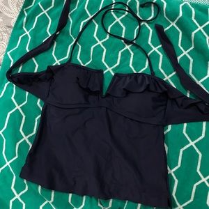 Swim top, navy color