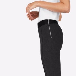 Stretch ponte skinny pant - charcoal