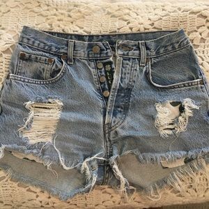 Lucky Brand high waisted denim shorts