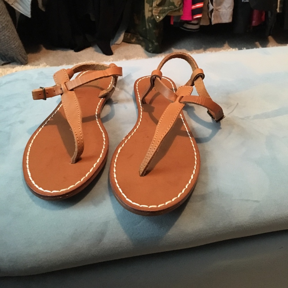 Leather sandal