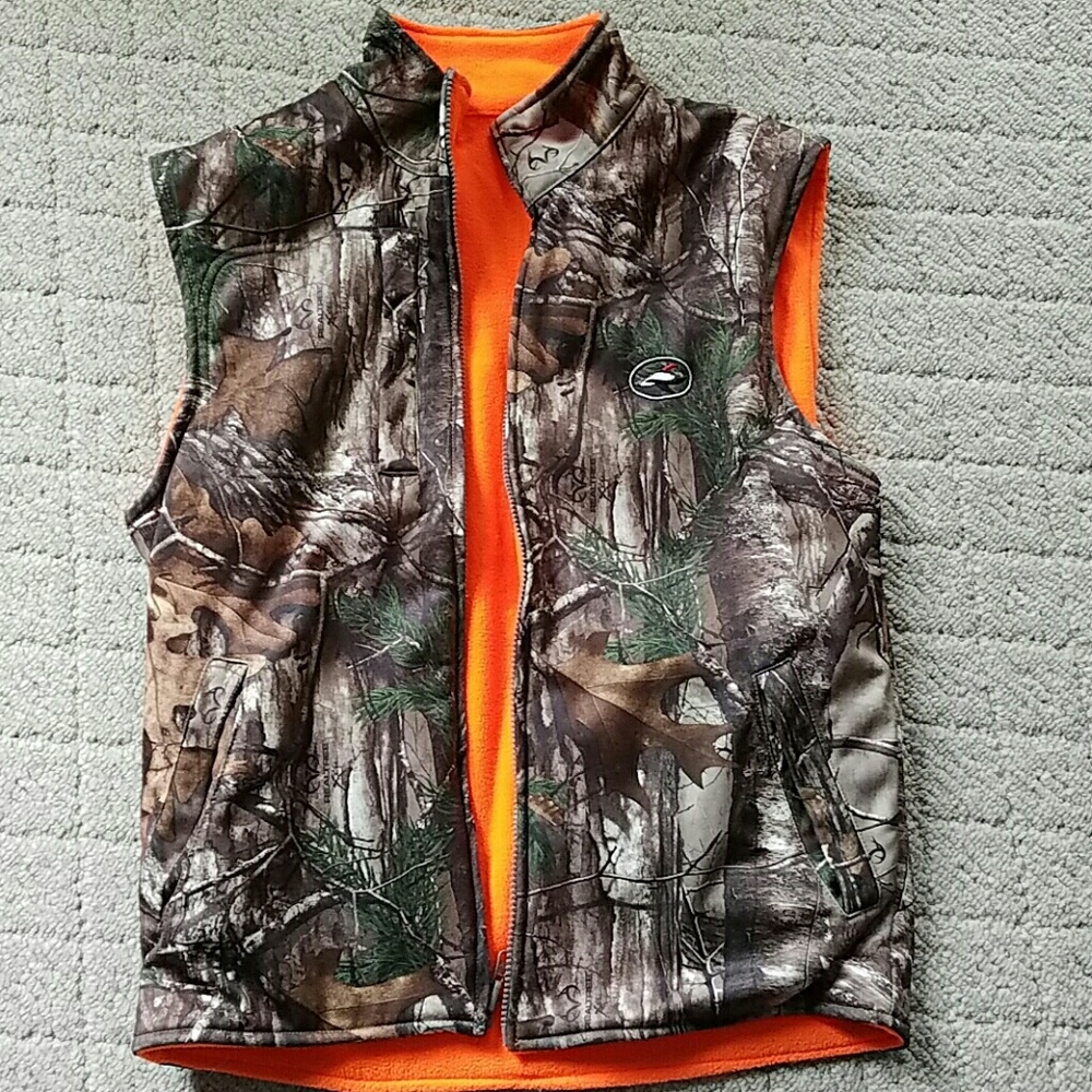 Redhead reversible camo vest small