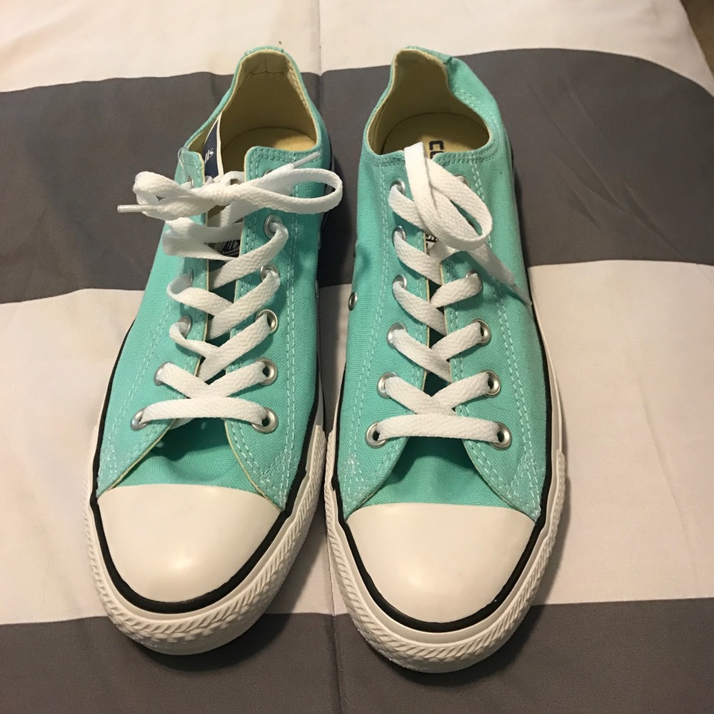 Turquoise Converse Shoes - NWT