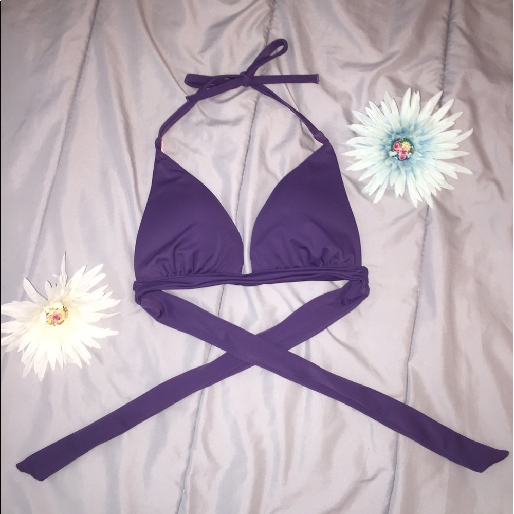 Victoria's Secret Purple Halter Top Swimsuit
