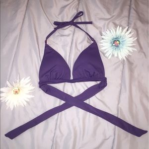 Victoria's Secret Purple Halter Top Swimsuit