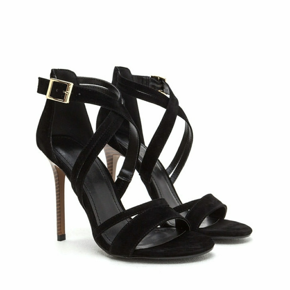 Black Alecia Heels