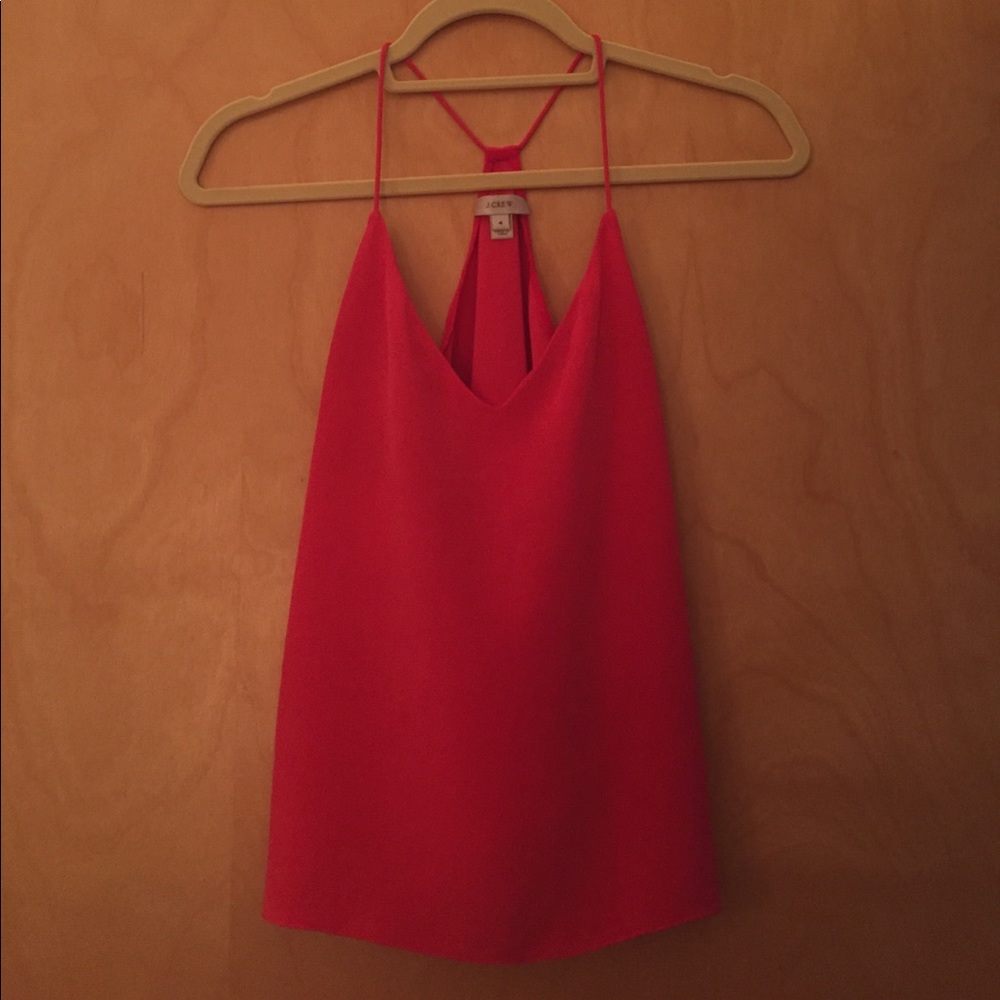 J Crew classic Carrie Cami - red size 4 (small)