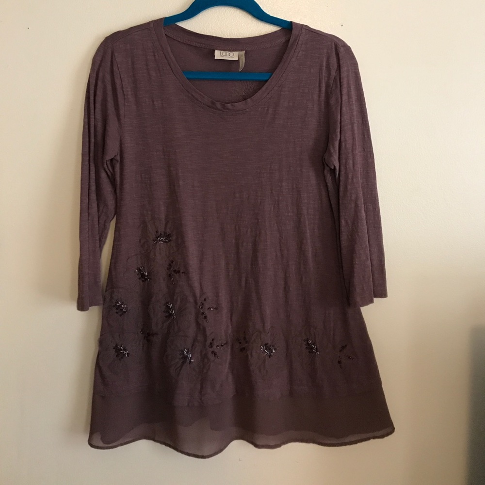 LOGO Embellished Tunic