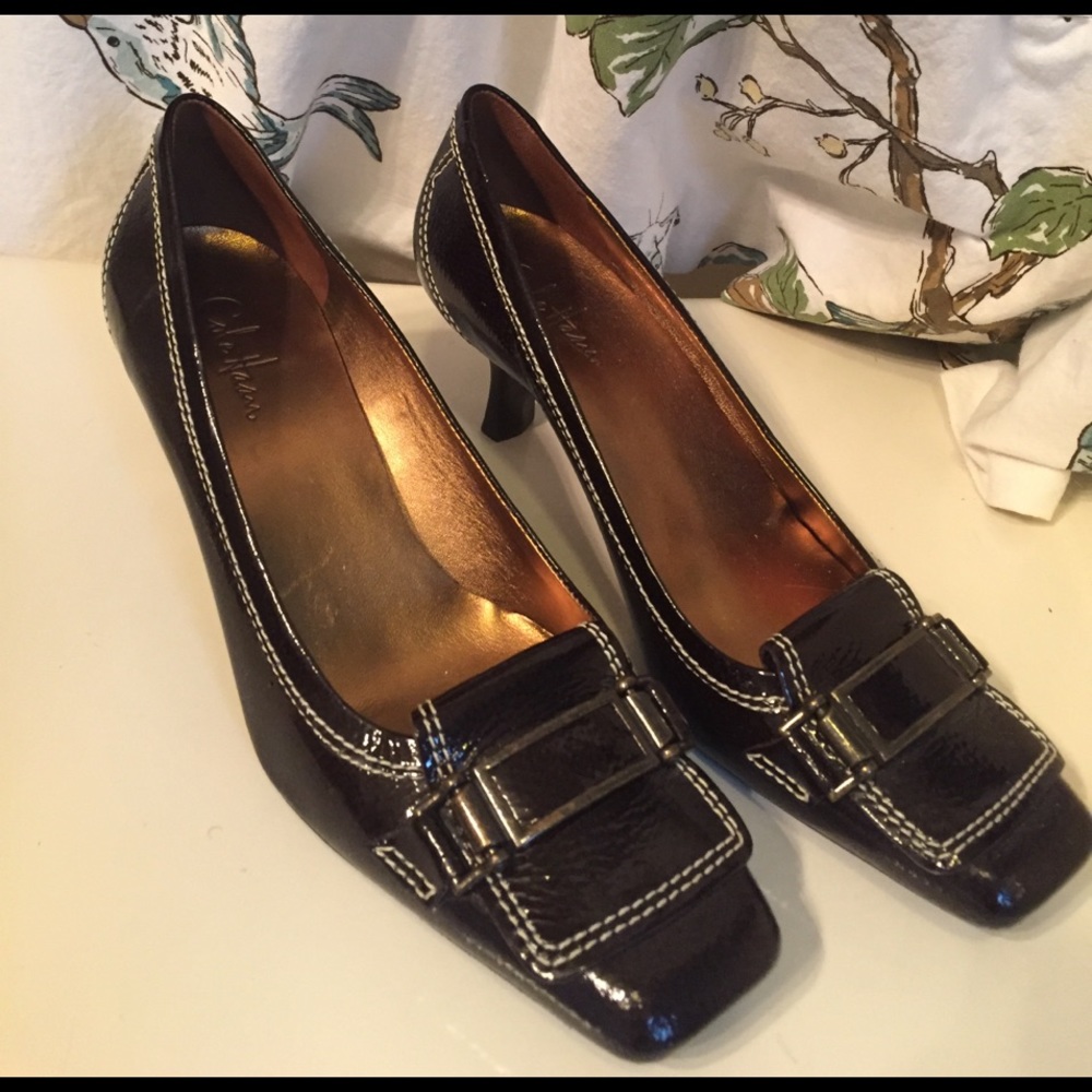Cole Haan Brown Patent Leather Dress Shoe