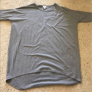 Lularoe small Irma NWT gray leggings material