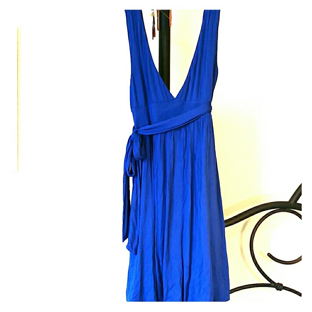 Casual blue dress