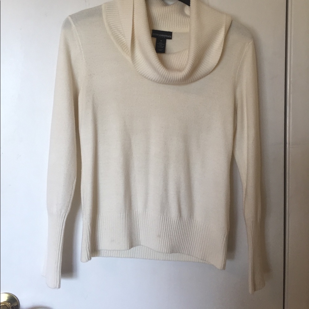 Cream sweater