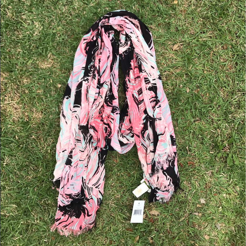 Kate Spade Feather Design Scarf