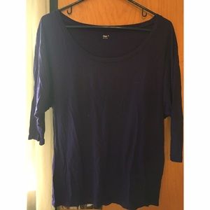 3/4 Length Purple Top