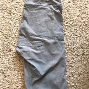 Lularoe OS gray solid leggings