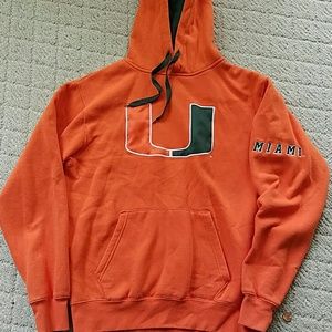 Miami u hurricanes sweatshirt hoodie  S