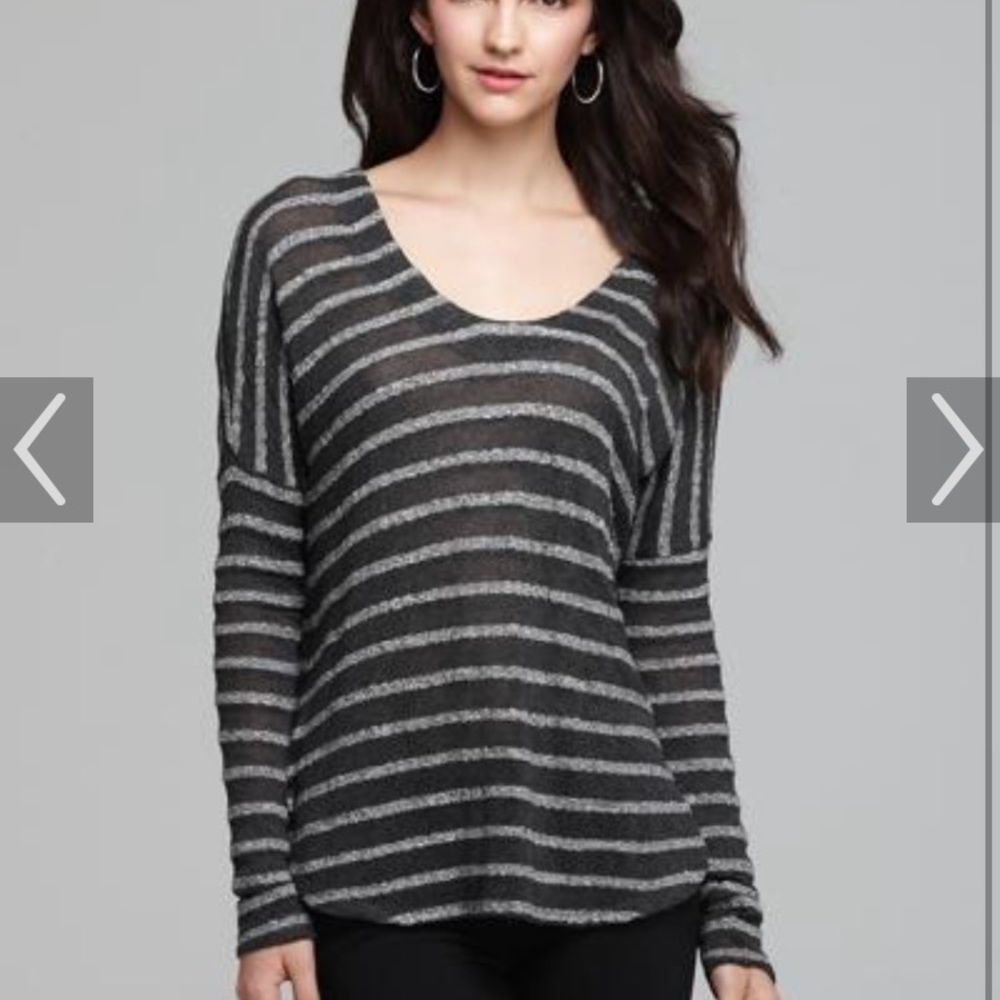 Red Haute black and grey top