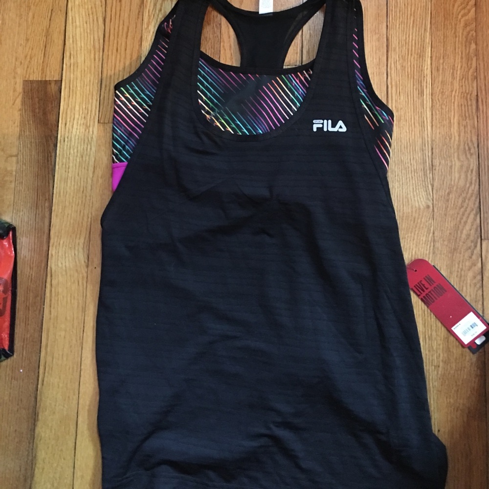 Fila Tank with built in sports bra - New with Tags