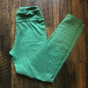 Green heather Lularoe leggings