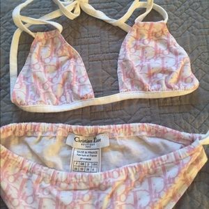 Christian Dior logo cotton underwear ladies