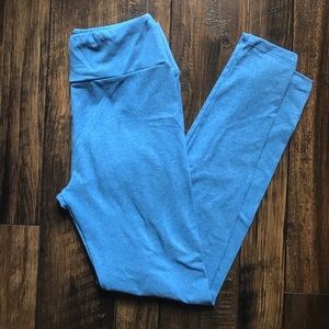 OS Lularoe blue heather leggings