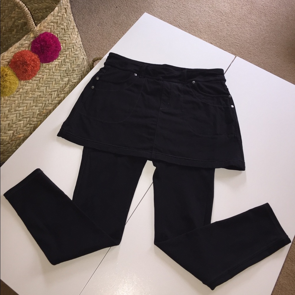 A mini shirt and legging in one