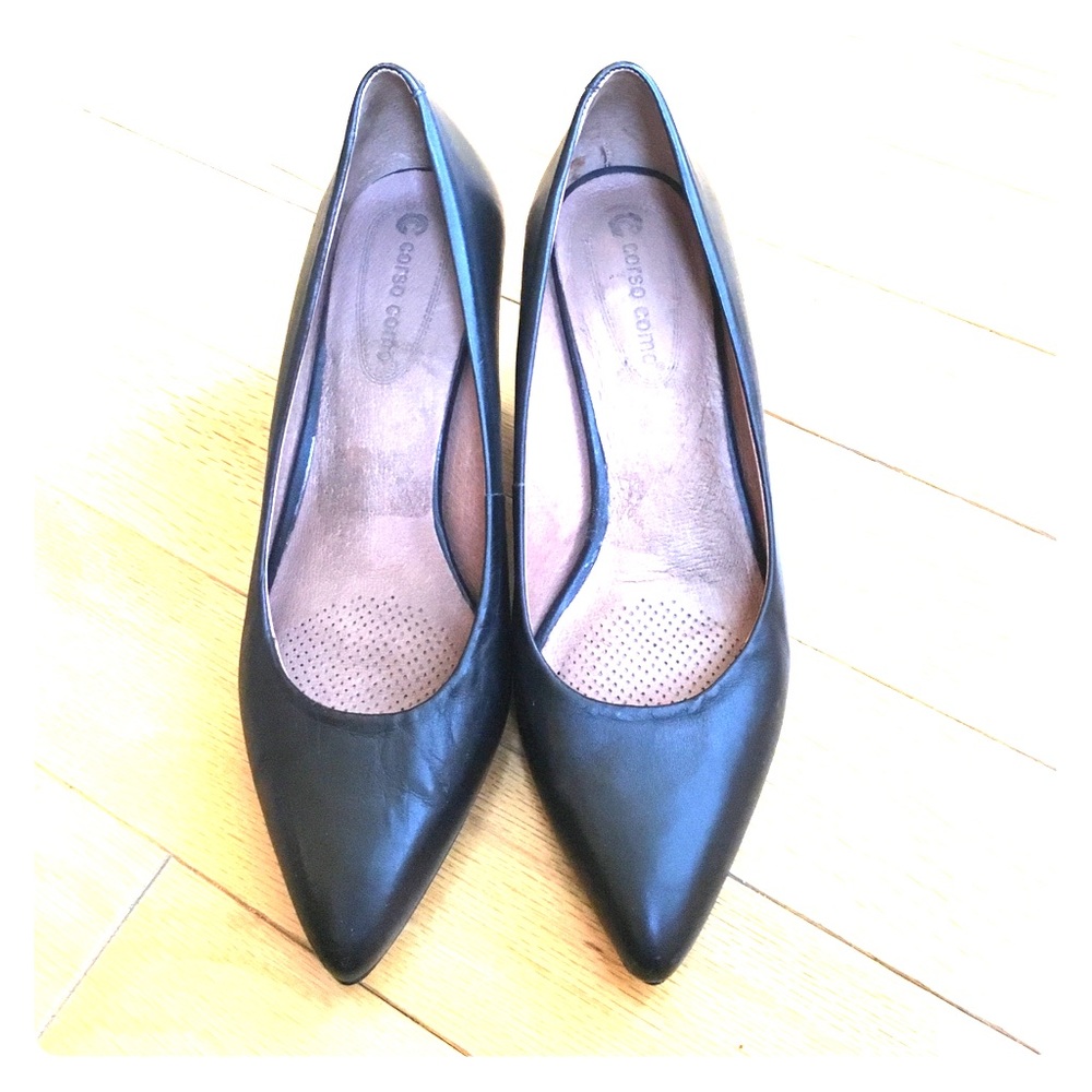 Corso Como Black Macon Kitten Heel