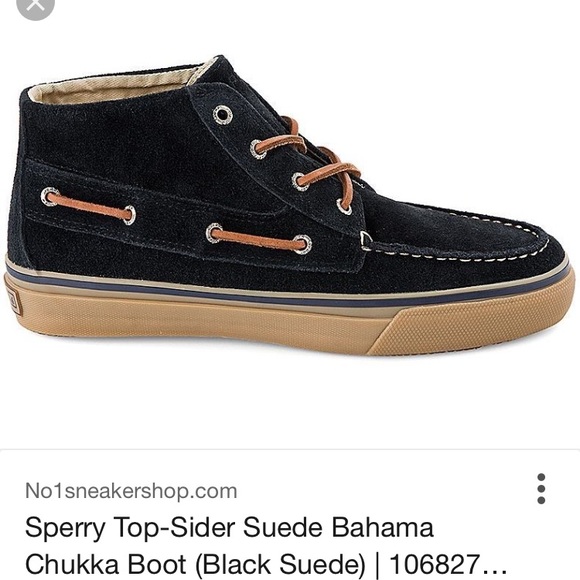 Sperry Other - Men's Sperry navy blue ankle boots size 10