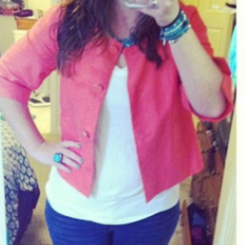 Coral swing coat