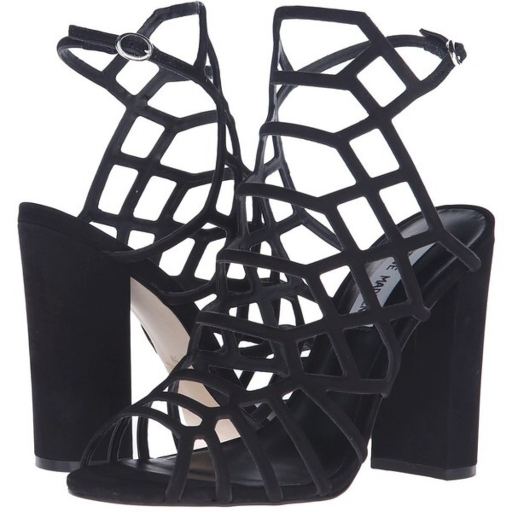 STEVE MADDEN SKALES BLOCK HEEL SANDAL SIZE 8.5