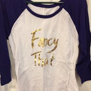Fancy That baseball tee