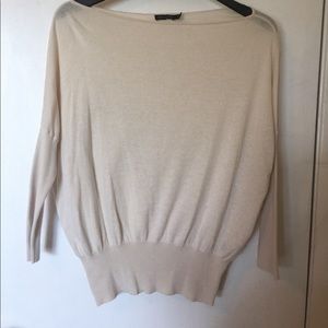 Cream sweater