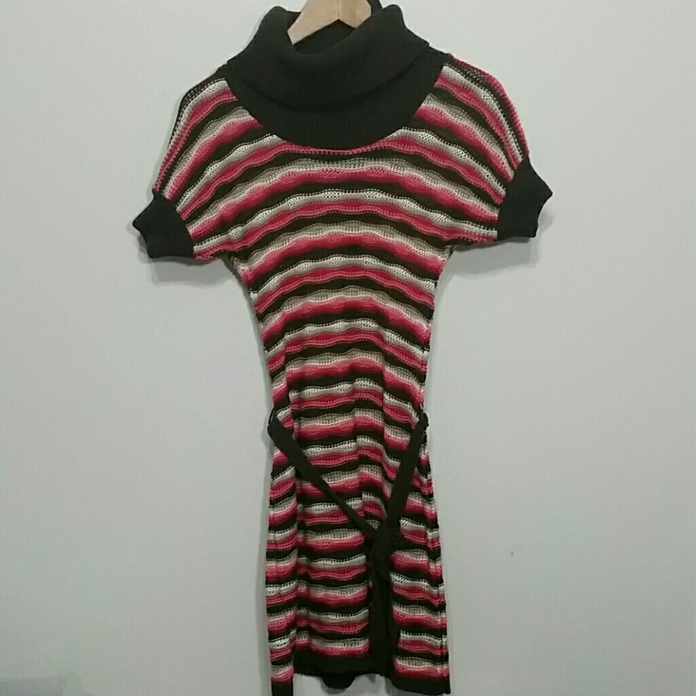 NWT Mango Sweater Dress Stripes XS