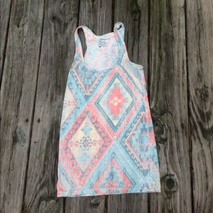 AEO Aztec Tribal Tank Top