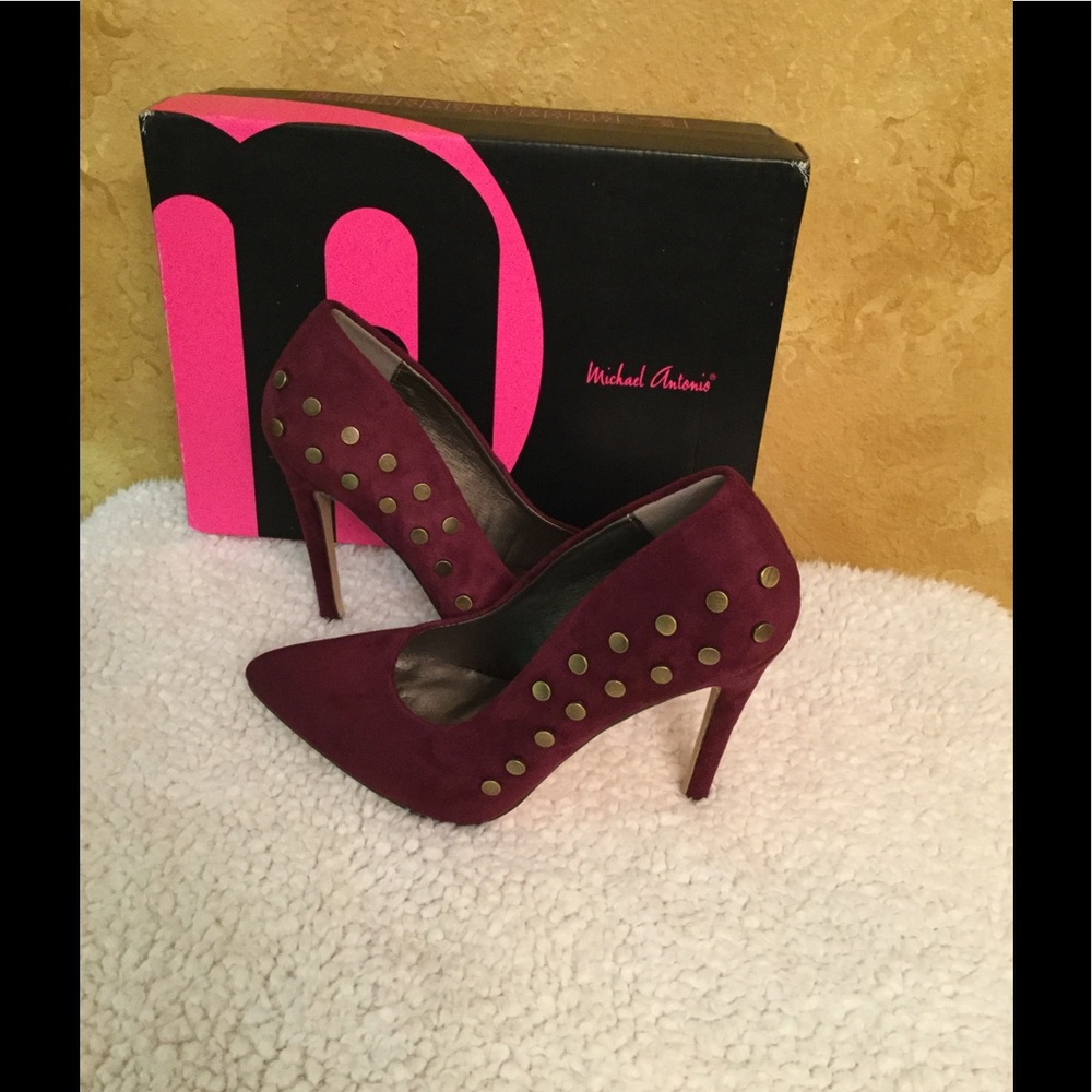 NEW Dress High-Heel in Cranberry size 6.5. - Picture 3 of 8