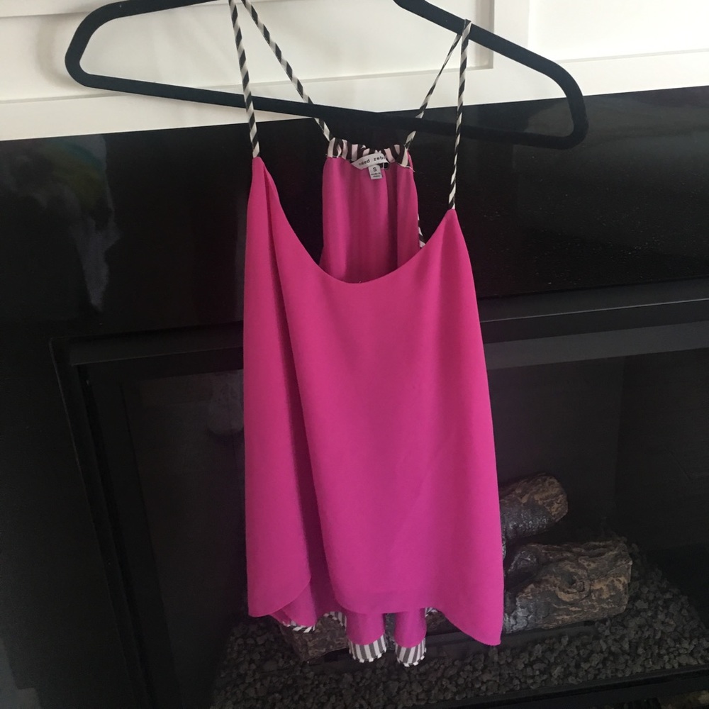 Pink & stripped summer tank top!