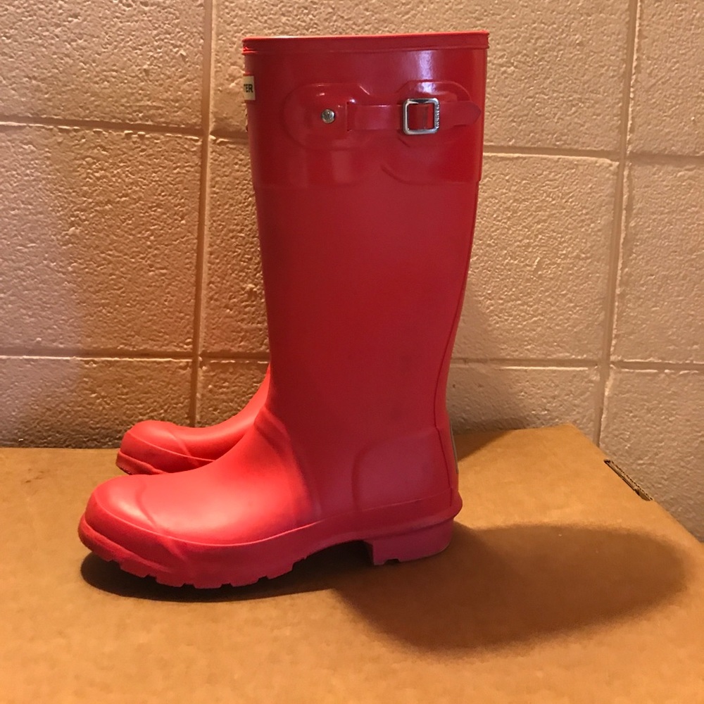 Red Hunter Boots