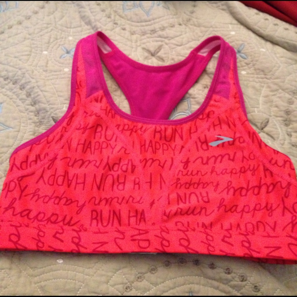 Summer clearance Brooks "Run Happy" running Bra