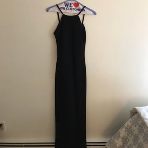 Black Calvin Klein Floor Length Dress