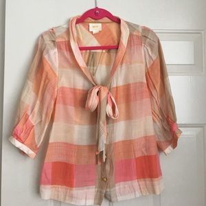 Anthropologie smock blouse